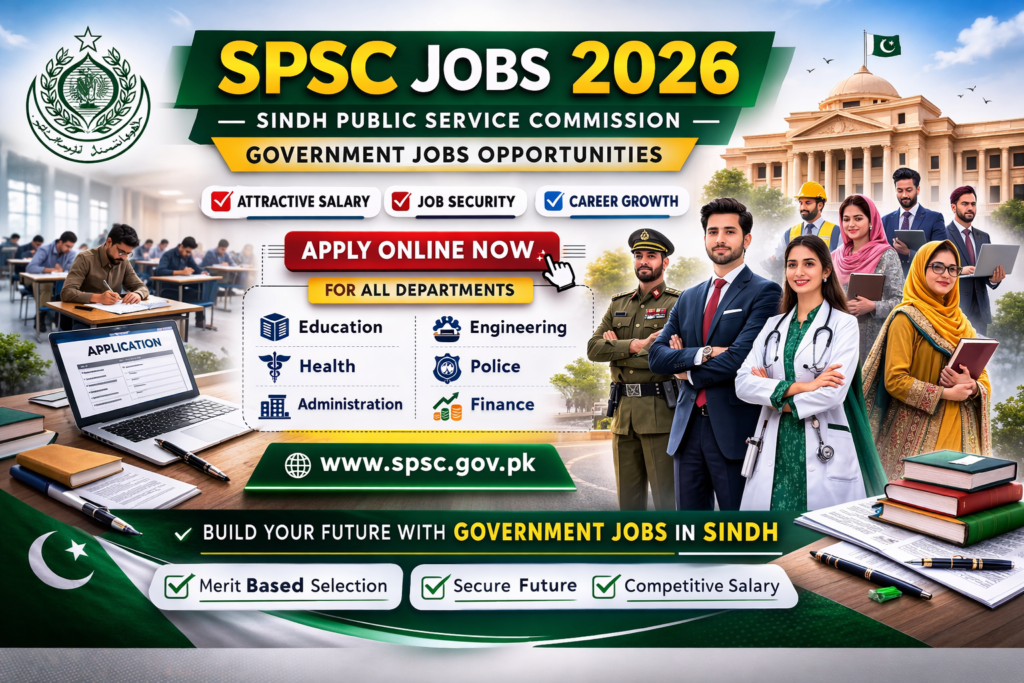 SPSC Jobs 2026 – Latest Sindh Public Service Commission Recruitments