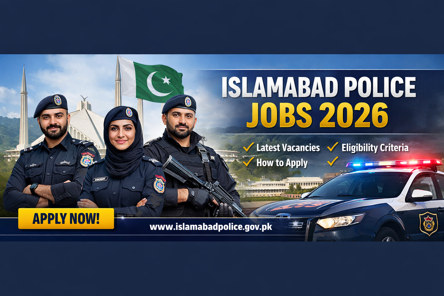 Islamabad Police Jobs 2026 – Latest Vacancies | How to Apply