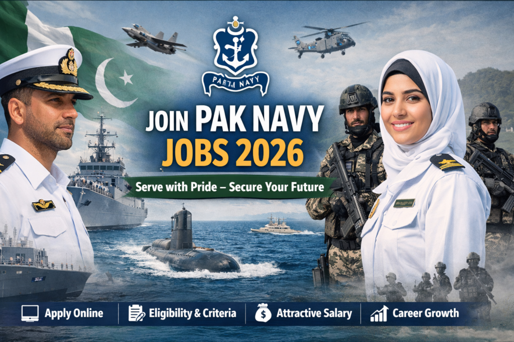 Join Pak Navy Jobs 2026 – Latest Career Pak Navy | Online Apply Guide