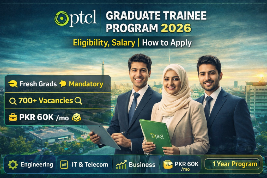 PTCL Graduate Trainee Program 2026 - Eligibility, Salary | How to Apply