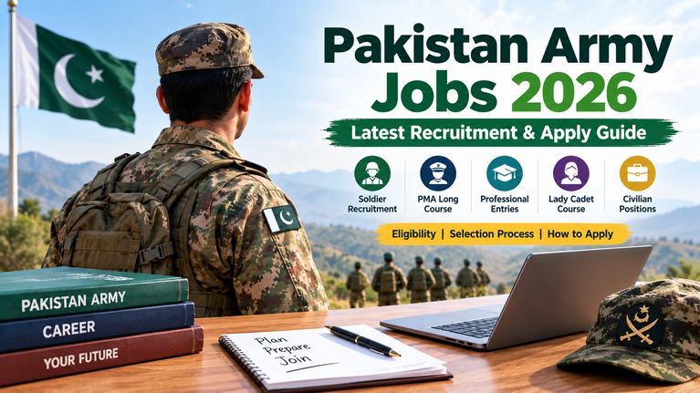 Pakistan Army Jobs 2026 Latest Recruitment & Apply Guide